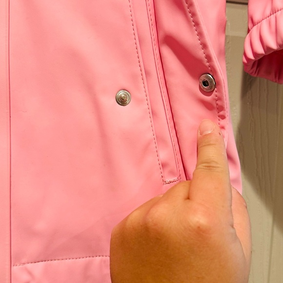 HANNA ANDERSSON Hello Rain Waterproof Jacket for Kids size US 5 rose pink - Picture 7 of 11